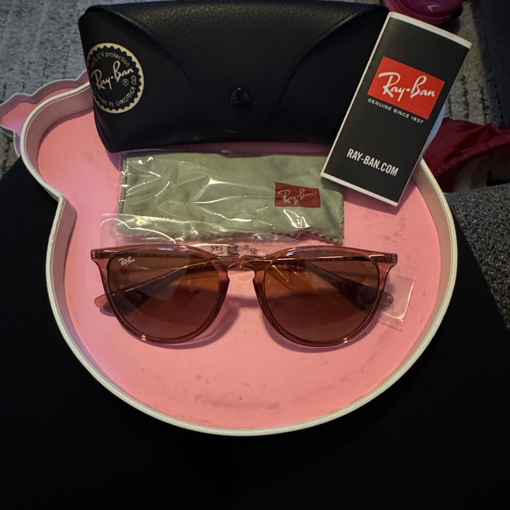 Ray-Ban Rose-Tinted Sunglasses